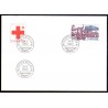Sverige. 1983. Røde kors, og Rigsdagsbygningen, AFA nr. 1243-44 postfriske  stemplet  hæfte FDC parstykkke SWEDEN