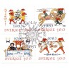 Sverige. 1983. Julefrimærker, AFA nr. 1255-58 postfrisk 4-blok Stemplet hæfte FDC parstykkke SWEDEN