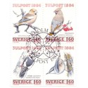 Sverige. 1984. Julefrimærker, AFA nr. 1300-03 postfrisk 4-blok Stemplet hæfte FDC parstykkke SWEDEN **/o