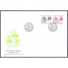 Sverige. 1985. Knud den Helliges gavebrev. AFA nr. 1318-19 Cv-Ch. postfrisk Stemplet hæfte FDC parstykkke SWEDEN **/o