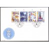 Sverige. 1985. Stockholmia. AFA nr. 1322-25 postfrisk miniark Stemplet hæfte FDC parstykkke SWEDEN **/o