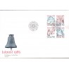 Sverige. 1985. Julefrimærker. AFA nr. 1344-47 postfrisk 4-blok Stemplet hæfte FDC parstykkke SWEDEN **/o