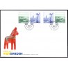 Sverige 2012. Europamærker / CEPT. AFA nr. 2821-22 postfriske parstykker stemplet  hæfte FDC parstykkke