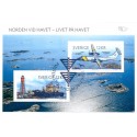 Sverige 2012. Norden ved havet. AFA nr. 2825 postfrisk miniark stemplet  hæfte FDC parstykkke