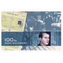 Sverige 2012. Raoul Wallenberg. AFA nr. 2843 postfrisk miniark stemplet  hæfte FDC parstykkke