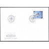 Sverige 2013. Kompas. AFA nr. 2896, postfrisk stemplet  hæfte FDC parstykkke