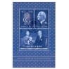 Sverige 2013. Carl Gustav 40 år som statschef. AFA nr. 2907 postfrisk miniark stemplet  hæfte FDC parstykkke