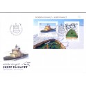 Sverige 2014. Norden ved havet. AFA nr. 2946, postfrisk miniark stemplet  hæfte FDC parstykkke
