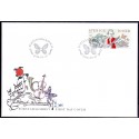 Sverige 2014. Carl Michael Bellman. AFA nr. 2952, postfrisk templet  hæfte FDC parstykkke