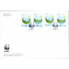 Sverige 2015. Verdensnaturfonden WWF. AFA nr. 3018-19 postfrisk  stemplet  hæfte FDC parstykkke