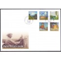 Sverige 2015. Prins Eugen 150 år. AFA nr. 2992-96 postfrisk  stemplet  hæfte FDC parstykkke