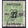 1918. 27-Øres provisorier. VM kors, AFA nr. 90  postfrisk    Ubrugt Stemplet FDC