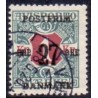 1918. 27-Øres provisorier. VM kors, AFA nr. 95  postfrisk    Ubrugt Stemplet FDC