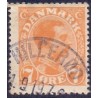 1918-20. Chr. X. 7 Øre, AFA nr. 98 postfrisk   Ubrugt Stemplet FDC