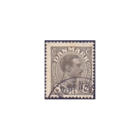1918-20. Chr. X. 8 Øre, AFA nr. 99 postfrisk   Ubrugt Stemplet FDC