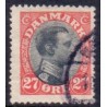 1918-20. Chr. X. 27 Øre, AFA nr. 102 postfrisk   Ubrugt Stemplet FDC