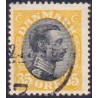 1918-20. Chr. X. 35 Øre, AFA nr. 104 postfrisk  Ubrugt Stemplet FDC