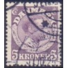 1918-20. Chr. X. 5 Kr. Violet. AFA nr. 110 postfrisk  Ubrugt Stemplet FDC