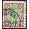 1918-20. Chr. X. 70 Øre. AFA nr. 108 postfrisk  Ubrugt Stemplet FDC