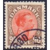 1918-20. Chr. X. 90 Øre. AFA nr. 109 postfrisk  Ubrugt Stemplet FDC