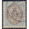 1875. To-farvede 3 øre AFA nr. 22y postfrisk      Ubrugt stemplet