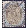 1895-1901. To-farvede 3 øre AFA nr. 22B, postfrisk Ubrugt stemplet