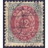 1895-1901. To-farvede 12 øre AFA nr. 26B, postfrisk Ubrugt stemplet