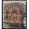 1895-1901. To-farvede 16 øre AFA nr. 27By, postfrisk Ubrugt stemplet