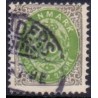 1895-1901. To-farvede 25 øre AFA nr. 29B, postfrisk Ubrugt stemplet