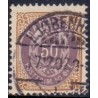 1895-1901. To-farvede 50 øre AFA nr. 30B, postfrisk Ubrugt stemplet