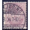 1901-02. Våbentype, 15 Øre, Vm. III AFA nr. 38,  postfrisk Ubrugt Stemplet FDC