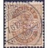 1901-02. Våbentype, 24 Øre, Vm. III AFA nr. 39,  postfrisk Ubrugt Stemplet FDC