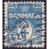 1917.  Bølgelinietype 4 Øre,VM krone, AFA nr. 80A, postfrisk  Ubrugt Stemplet FDC
