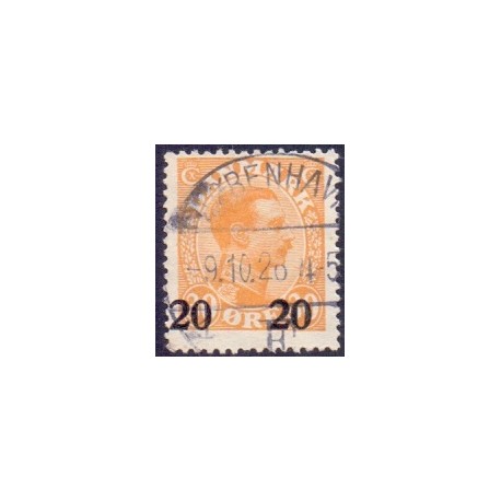 1926. 20/30 Øre, provisorier. AFA nr. 152 postfrisk   Ubrugt Stemplet FDC