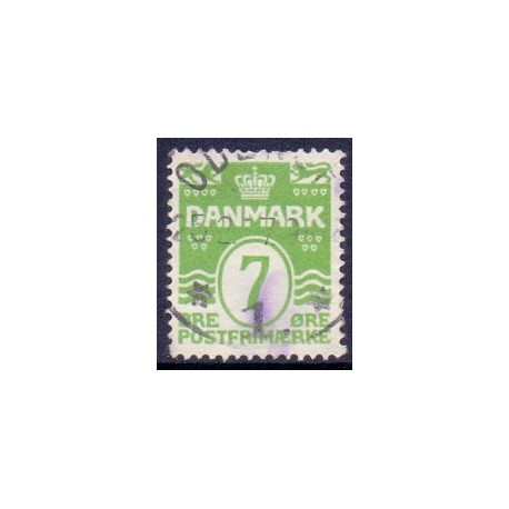 1926. Bølgelinietype. 7 Øre. AFA nr. 167 postfrisk  Ubrugt Stemplet FDC