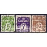 1930. Bølgelinietype 5-10 Øre. AFA nr. 183-85 stempelt postfrisk Ubrugt Stemplet FDC