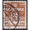 1930. Bølgelinietype 10 Øre. RØDLIG BRUN. AFA nr. 185a postfrisk    Ubrugt Stemplet FDC