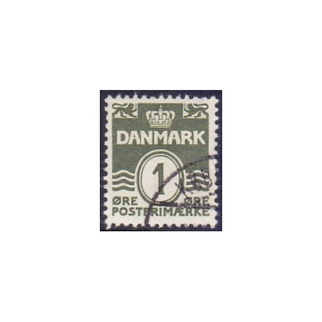 1933. Bølgelinieudgaven. AFA nr. 196 postfrisk     Stemplet FDC