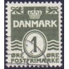 1969. Bølgelinieudgaven. AFA nr. 196aF postfrisk  Stemplet FDC
