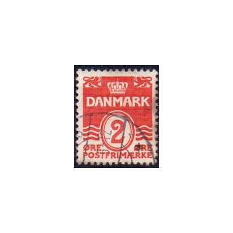 1933. Bølgelinieudgaven. AFA nr. 196 postfrisk     Stemplet FDC