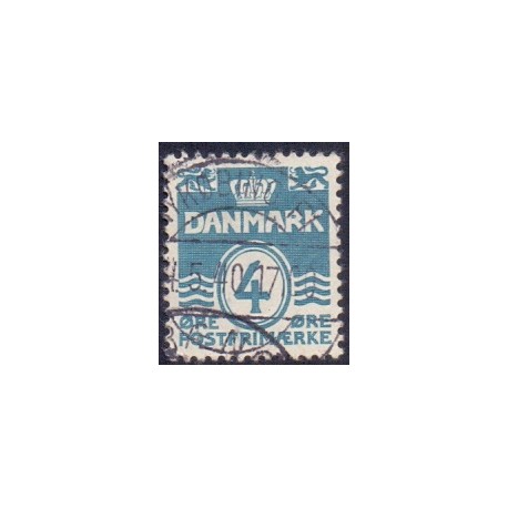 1933. Bølgelinieudgaven. AFA nr. 196 postfrisk     Stemplet FDC