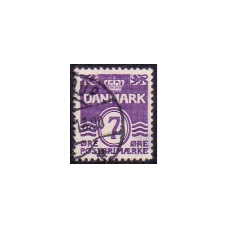 1933. Bølgelinieudgaven. AFA nr. 200 tp. I. postfrisk    Stemplet FDC