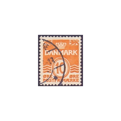 1933. Bølgelinieudgaven. AFA nr. 202a tp. I. postfrisk Stemplet FDC