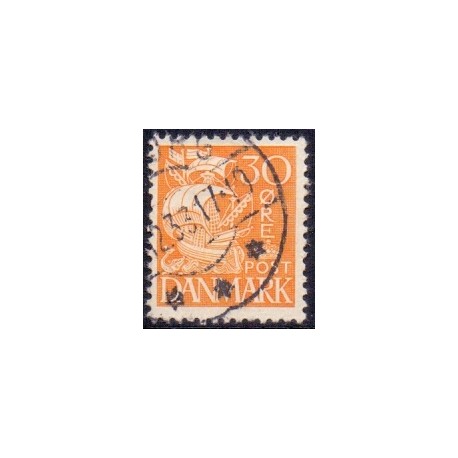 1933-34. Stålstik. AFA nr. 206 tp. I. postfrisk    Stemplet FDC
