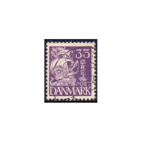 1933-34. Stålstik. AFA nr. 207a tp. II. postfrisk   Stemplet FDC