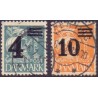 1934. Luftpostmærker. AFA nr. 216-20 postfrisk     Stemplet FDC