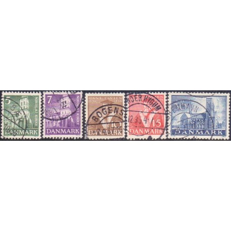 1934. Reformationen 400 Års jubilæum. AFA nr. 229-33 postfrisk     Stemplet FDC