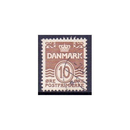 1937-38. Farveændringer AFA nr. 235 tp. IA. stemplet  Stemplet FDC