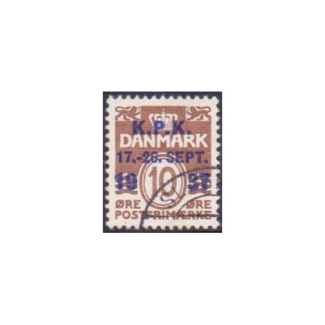 1937. K.P.K frimærkeudstilling. AFA nr. 243. postfrisk  Stemplet FDC