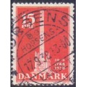 1938. Stavnsbåndets ophævelse. AFA nr. 244. postfrisk  Stemplet FDC